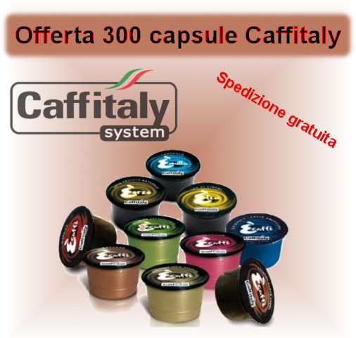 Offerta: 300 capsule Caffitaly a scelta